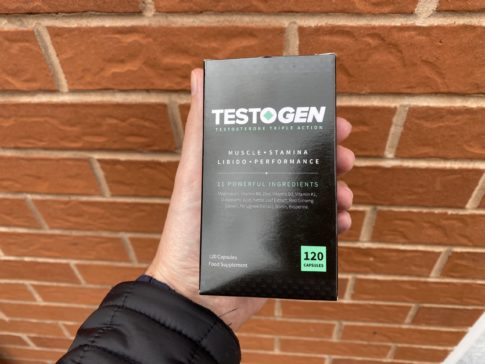 Best muscle building stack, a box of TestoGen